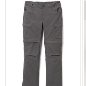 REI Sahara Grey Convertible Hiking Pant Women's Size 10